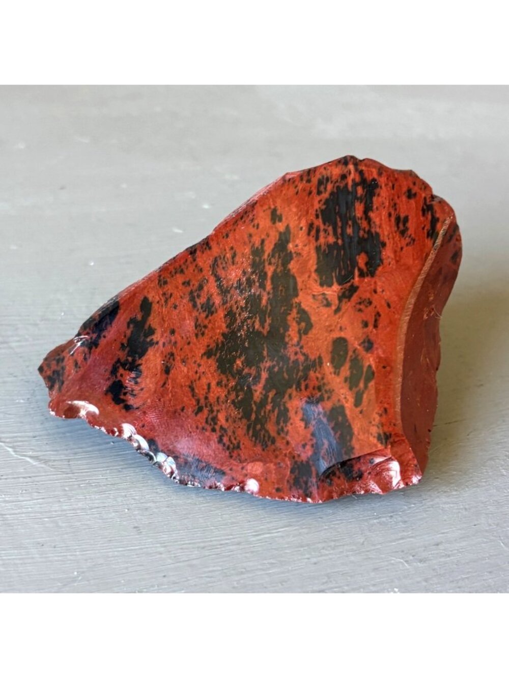 Mahogany Obsidian Raw Polished Red Black Stone Natural Crystal Specimen